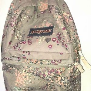 Floral jansport backpack